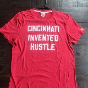 HOMAGE Red Cincinnati Hustle Tee